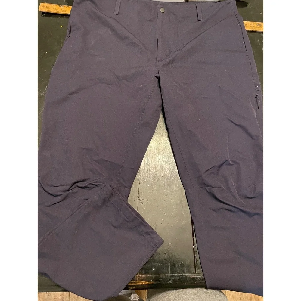 The North Face Mens Hiking Pants Navy Blue UPF 40+ Straight Leg Size 40 Regular